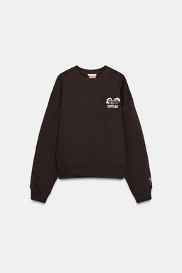 SUDADERA ESTAMPADO CORTADO / Marr?n - Zara фото 3