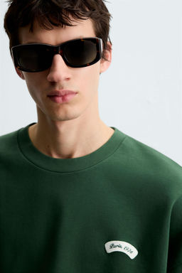 CONTRAST PATCH SWEATSHIRT - Zara фото 13