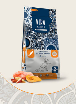 Корм Vida Nativa для взрослых собак средних и крупных пород с лососем и тыквой P02133001