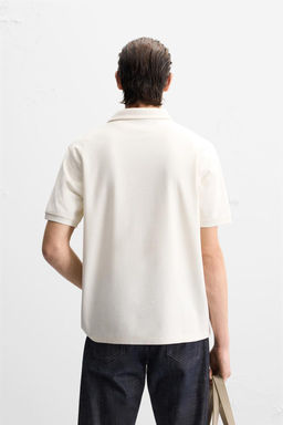 TEXTURED POLO SHIRT - Zara фото 12