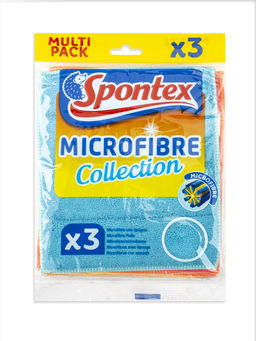 Салфетка микрофибра впитывающая MICROFIBRE PADS 20х17.5см 3шт