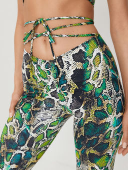 Infinity / Лосины жен. J-Lo темно-зеленый принт - Infinity Lingerie фото 4