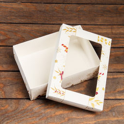 Цена за 5 шт. Коробка складная, крышка-дно, с окном Счастливых каникул 24 х 17 х 8 см - UPAK LAND фото 4