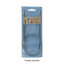 Спицы GAMMA круговые MKN сталь d 5.0 мм 100 см 1 шт с металлической леской  фото 3