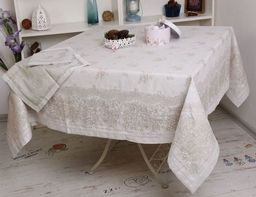 Скатерть Премиум Татьяна 170*170 см. п/лен - Лен поволжья фото 2