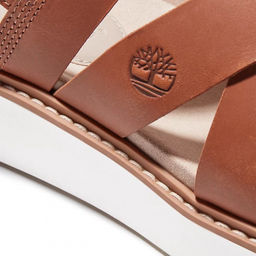 Женские сандалии Timberland Safari Dawn Backstrap коричневые фото 4