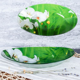 Цена за 1 шт. Блюдо овальное глубокое 25 см / S441210S CC082 GREY /уп 6/36/ цветная коробка - Галеонтрейд фото 2