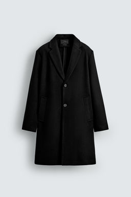 REGULAR FIT WOOL COAT - Zara фото 6