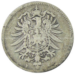 1 марка 1875 года F Германия