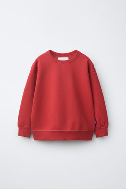 SUDADERA B?SICA / Rojo