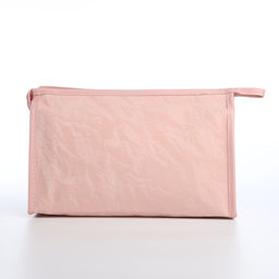 Косметичка на молнии, треугольная, большая, I love, бежевая - Simaland фото 2