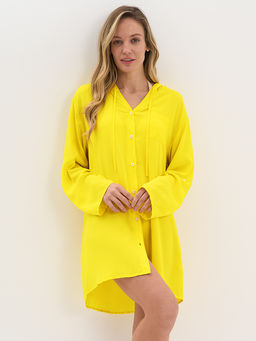 0610K VISCOSA Туника пляж жен. giallo