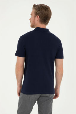 Мужская темно-синяя футболка - U.s. polo assn фото 5