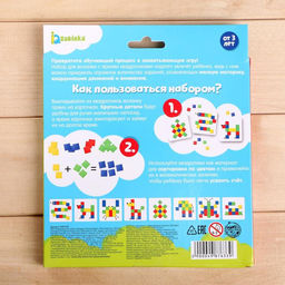 Развивающий набор Квадратная мозаика - Iq-zabiaka фото 4