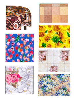 Скатерть КОЛОРИТ ШЕЛК с бейкой 135*110 (+/-5см)