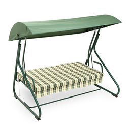 Качели садовые «Колорадо», 209×136×177 см, максимальная нагрузка 300 кг, зелёные