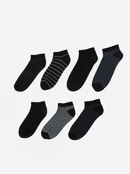 Desenli Erkek Patik ?orap 7li