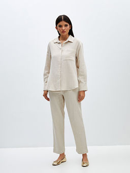 Beli Lastikli Rahat Kal?p M?slin Kad?n Pantolon - Waikiki фото 2