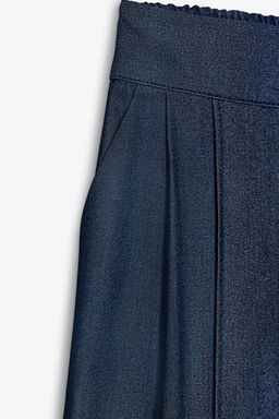WIDE-LEG DARTED TROUSERS - Zara фото 7