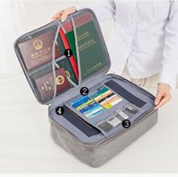 Большой органайзер для документов А4 с двойным дном