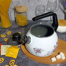 Чайник для плиты 2,0л 4с210я Весенний романс белоснежная