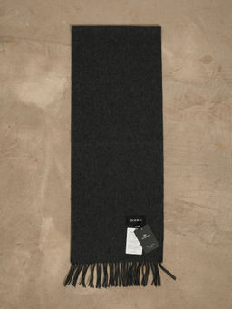 Шарф из кашемира 12219n темно-серый