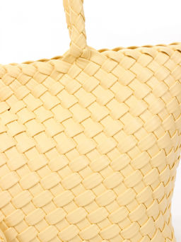 LACCOMA сумка СУ1056-светло-желтый эко кожа хлопок