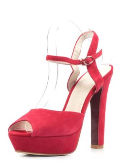 06-87VB RED Туфли женские (натуральная замша) - Фабричный китай фото 5