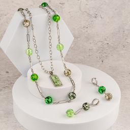 Серьги из муранского стекла SHINE LC3468