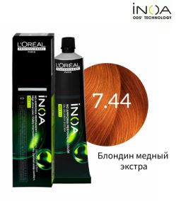 INOA 7.44 блондин интенсивный медный, 60 мл