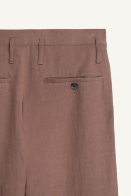 PANTAL?N CRUZADO RELAXED FIT / Gris topo - Zara фото 9