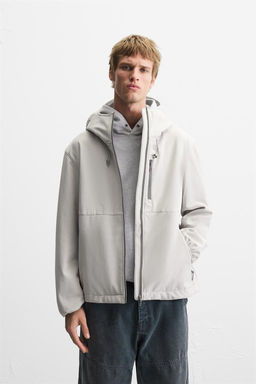 HOODED TECHNICAL JACKET - Zara фото 12