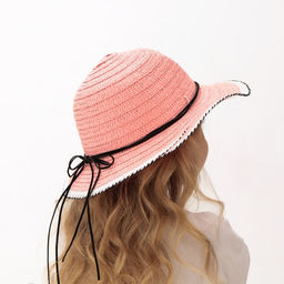 Шляпа для девочки MINAKU «Куколка», розовая, размер 50