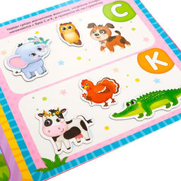 Магнитная книжка-игрушка Алфавит, 8 стр. - Буква-ленд фото 7