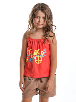 Футболка-топ UD 0061 коралловый - Mini maxi фото 7