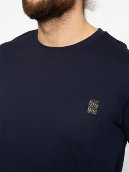 CRB wear/CWMM 60316-41 Футболка мужская,темно-синий/Ex.Cherubino  фото 4