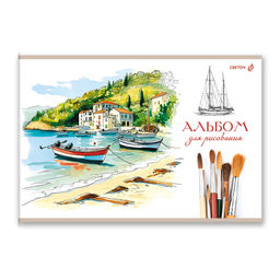 Светоч А258 Альбом для рисования 100 г/м2 A4 29.5 х 20.2 см 40 л. на скобе 5 шт. 01709 Идеальный образ  фото 48