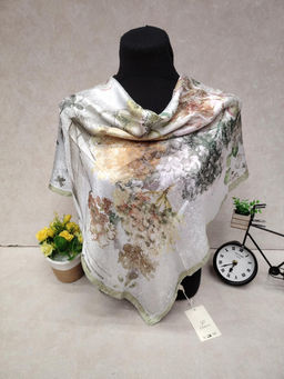 Женский платок из шёлка, мультицвет