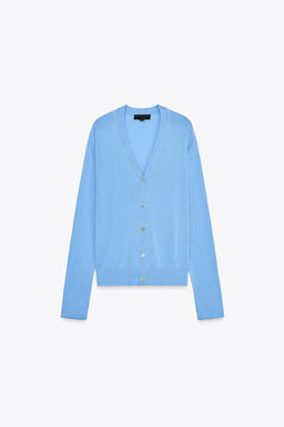 FINE KNIT CARDIGAN - Zara фото 5