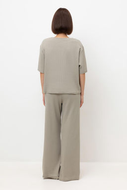 Е 20150/пыльно-оливковый пижама жен