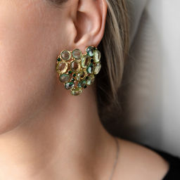 Серьги клипсы Арт. 3V-8385-Y - MyGemma фото 2