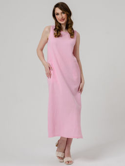 Женское платье муслин розовое 2319 (8)