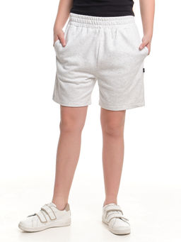 Шорты для спорта для девочки 22-7678 св.серый меланж - Mini maxi фото 5