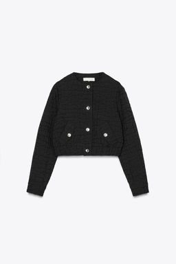 QUILTED BOMBER JACKET - Zara фото 11