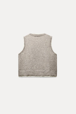 CONTRAST WAISTCOAT TOP - Zara фото 3