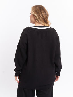 Джемпер вязаный DG39166BLK01 - Артесса фото 13