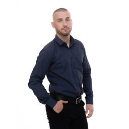 Рубашка подр-ая Imperator Grey Stone sl  фото 3