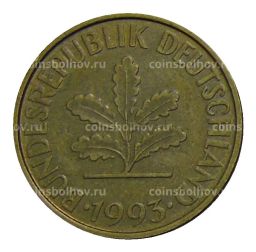 Монета 10 пфеннигов 1993 года A Германия