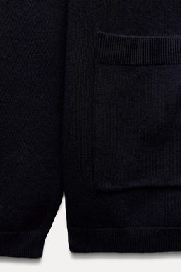 PLAIN KNIT 3/4 SLEEVE CARDIGAN - Zara фото 8