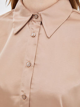 Saten Kad?n G?mlek Tunik